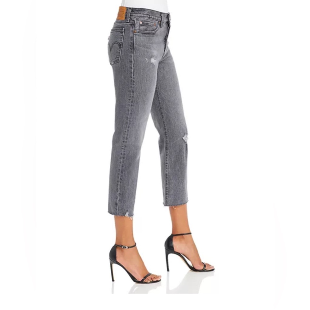 Levi's Wedgie Straight Jeans in Cabo Smoke Straight Leg Classic Fit Sz 23